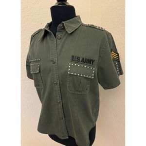 Rothco Rhinestone Embellished U.S. Army Shirt - Sz XL